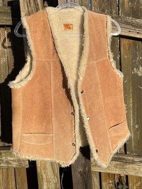 Vintage suede vest